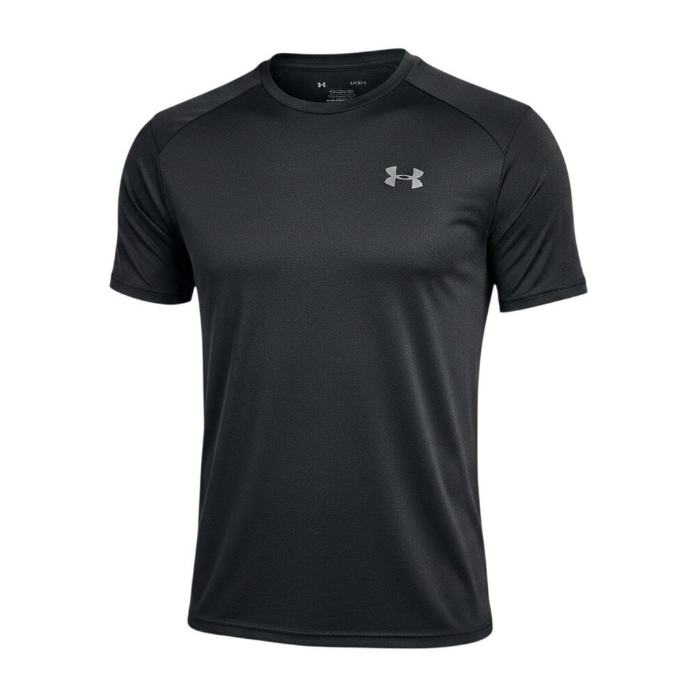 Under Armour Men's L Loose HeatGear Black Athletic Shirt Short Sleeve